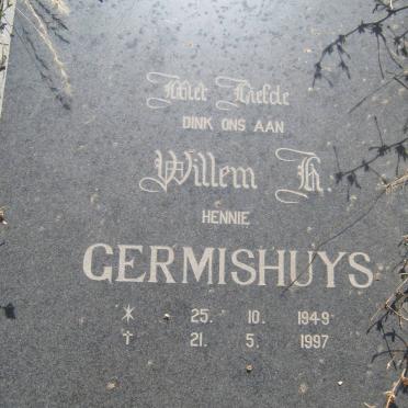 GERMISHUYS Willem H. 1949-1997