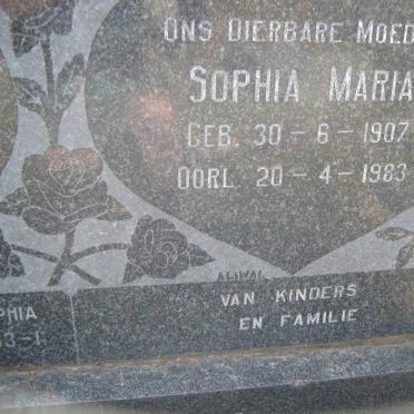 HAASBROEK Sophia Maria 1907-1983