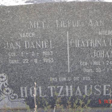 HOLTZHAUSEN Jan Daniel 1893-1965 &amp; Chatrina Gertruida Johanna NEL 1894-1951