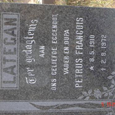 LATEGAN Petrus Francois 1910-1972