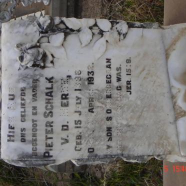 MERWE Pieter Schalk, van der 1896-1932