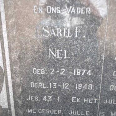 NEL Sarel F. 1874-1948