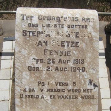 PLETZEN Stephanus Stella, van 1913-1940