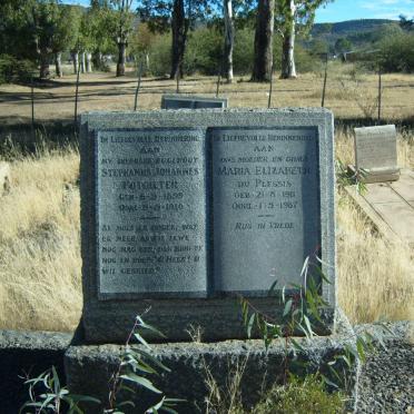 POTGIETER Stephanus Johannes 1899-1940 &amp; Maria Elizabeth DU PLESSIS 1911-1987