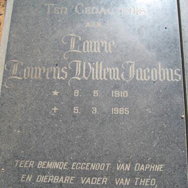 PIETERSE Lourens Willem Jacobus 1910-1985