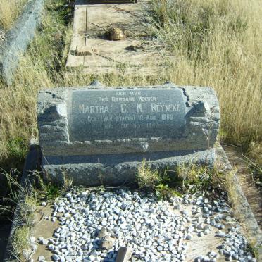 REYNEKE Martha C.M. nee VAN STADEN 1866-1945