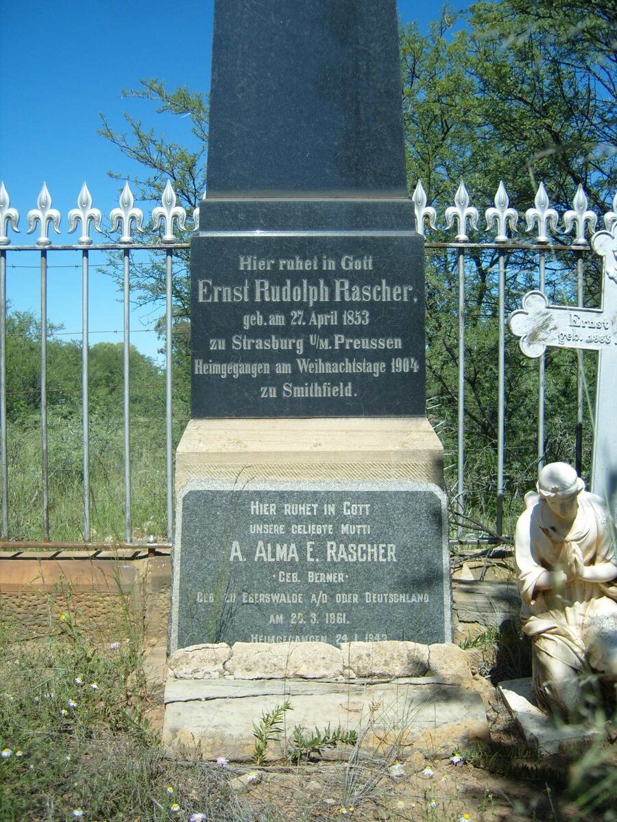 RASCHER Ernst Rudolph 1853-1904 &amp; A. Alma E. BERNER 1861-1943