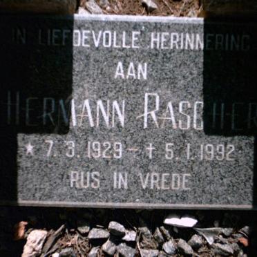 RASCHER Hermann 1929-1992