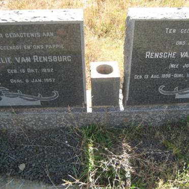RENSBURG Willie, van 1892-1957 &amp; Rensche JOUBERT 1898-1992