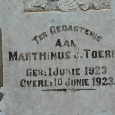 TOERIEN Marthinus J. 1923-1923