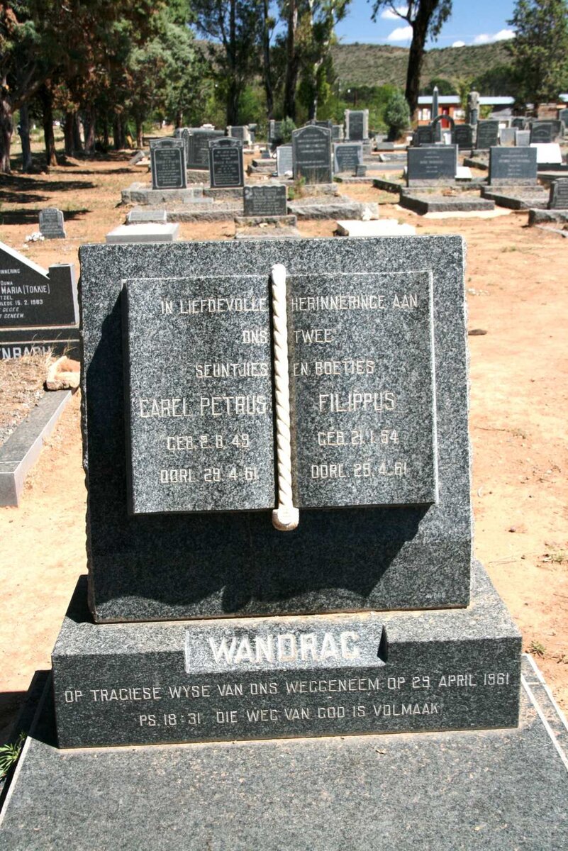 WANDRAG Carel Petrus 1949-1961 :: WANDRAG Filippus 1954-1961