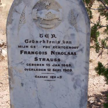 STRAUSS Francois Nikolaas 1849-1909
