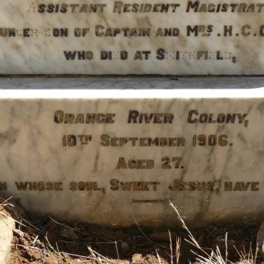 CUMBER Charles Edward -1906