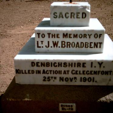 BROADBENT J.W. -1901