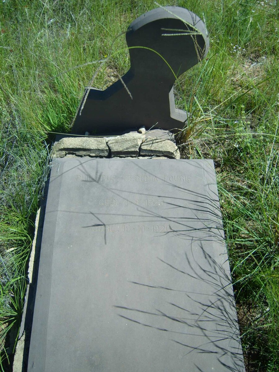 FOURIE Philippus Jeremia 1920-1920