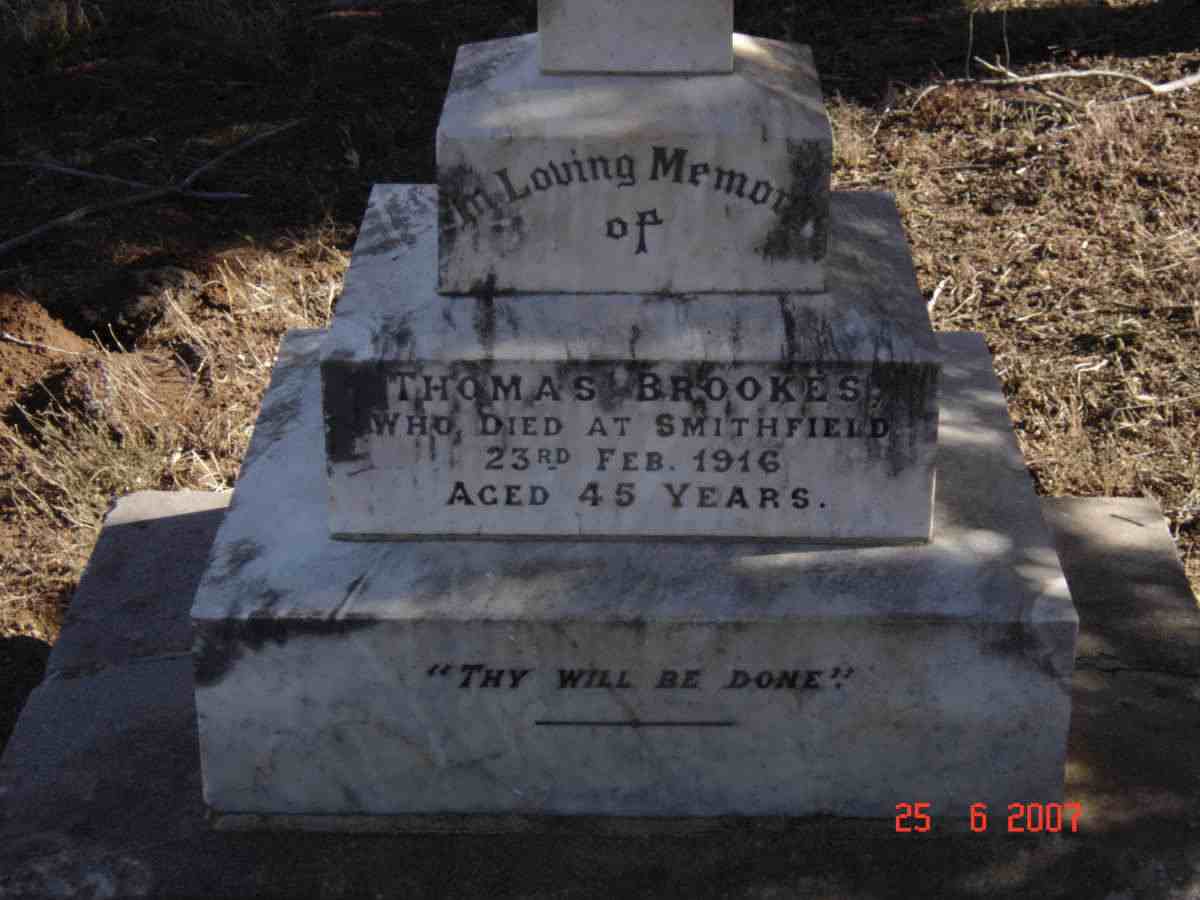BROOKES Thomas -1916