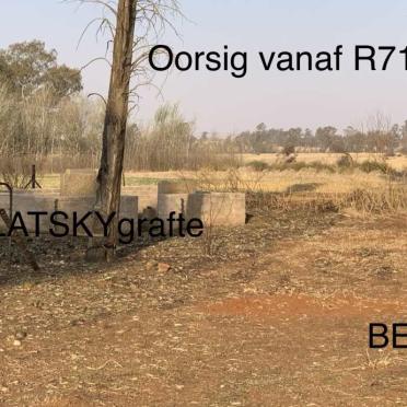 Free State, SASOLBURG district, Viljoensdrif, Khadie 1309 farm, farm cemetery