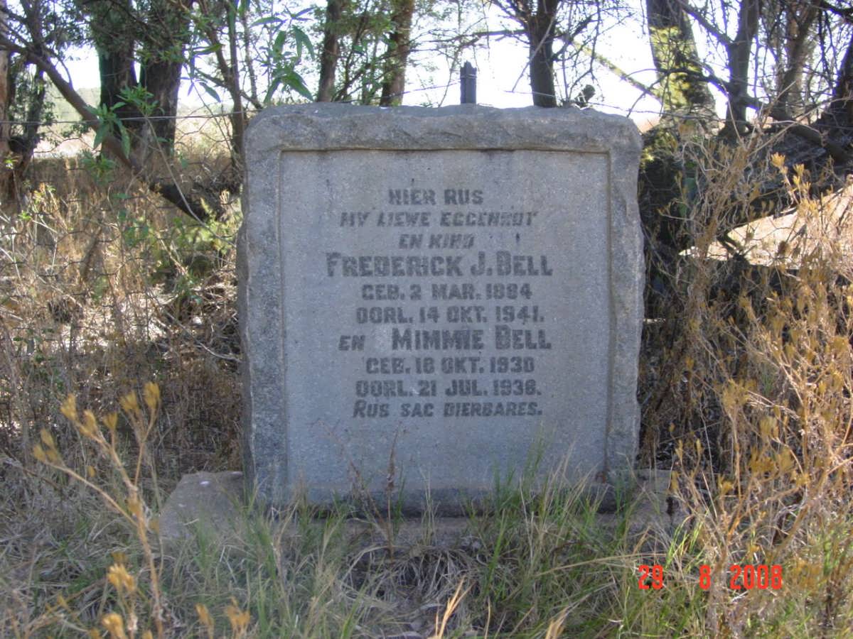 BELL Frederick J. 1884-1941 :: BELL Mimmie 1930-1938