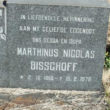 BISSCHOFF Marthinus Nicolas 1910-1976
