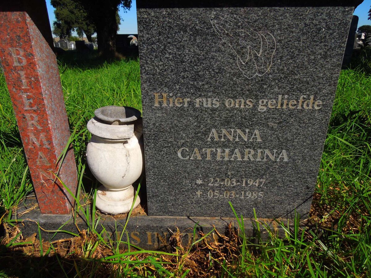 BIERMAN Anna Catharina 1947-1985