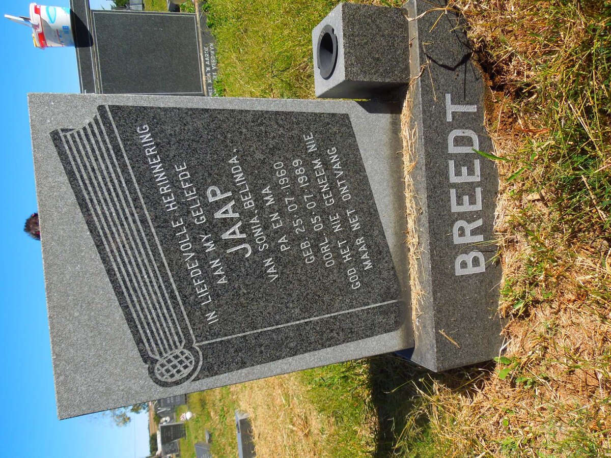 BREEDT Jaap 1960-1989