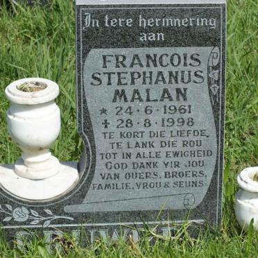 BRUWER Francois Stephanus Malan 1961-1998