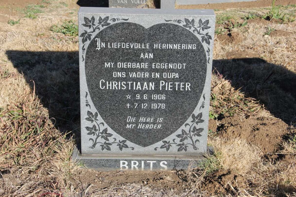 BRITS Christiaan Pieter 1906-1978