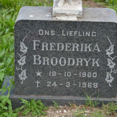 BROODRYK Frederika 1960-1968