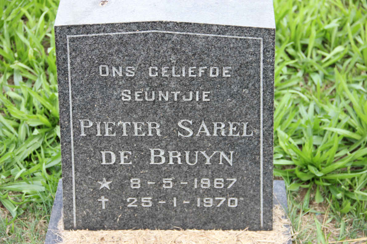 BRUYN Pieter Sarel, de 1967-1970