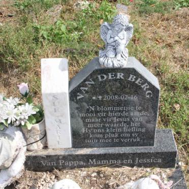 BERG Sue Marie, van der 2008-2008