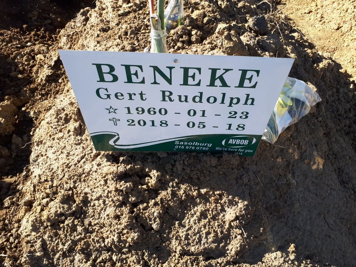BENEKE Gert Rudolph 1960-2018