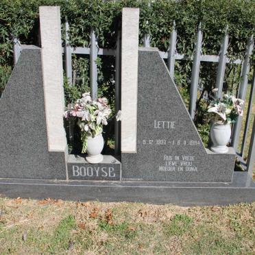 BOOYSE Lettie 1937-1994