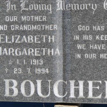 BOUCHER Elizabeth Margaretha 1913-1994