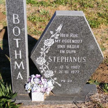 BOTHMA Stephanus 1907-1977