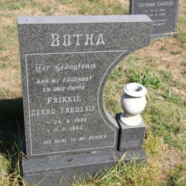 BOTHA Georg Frederik 1938-1983