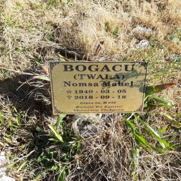 BOGACU Nomsa Mabel nee TWALA 1940-2016