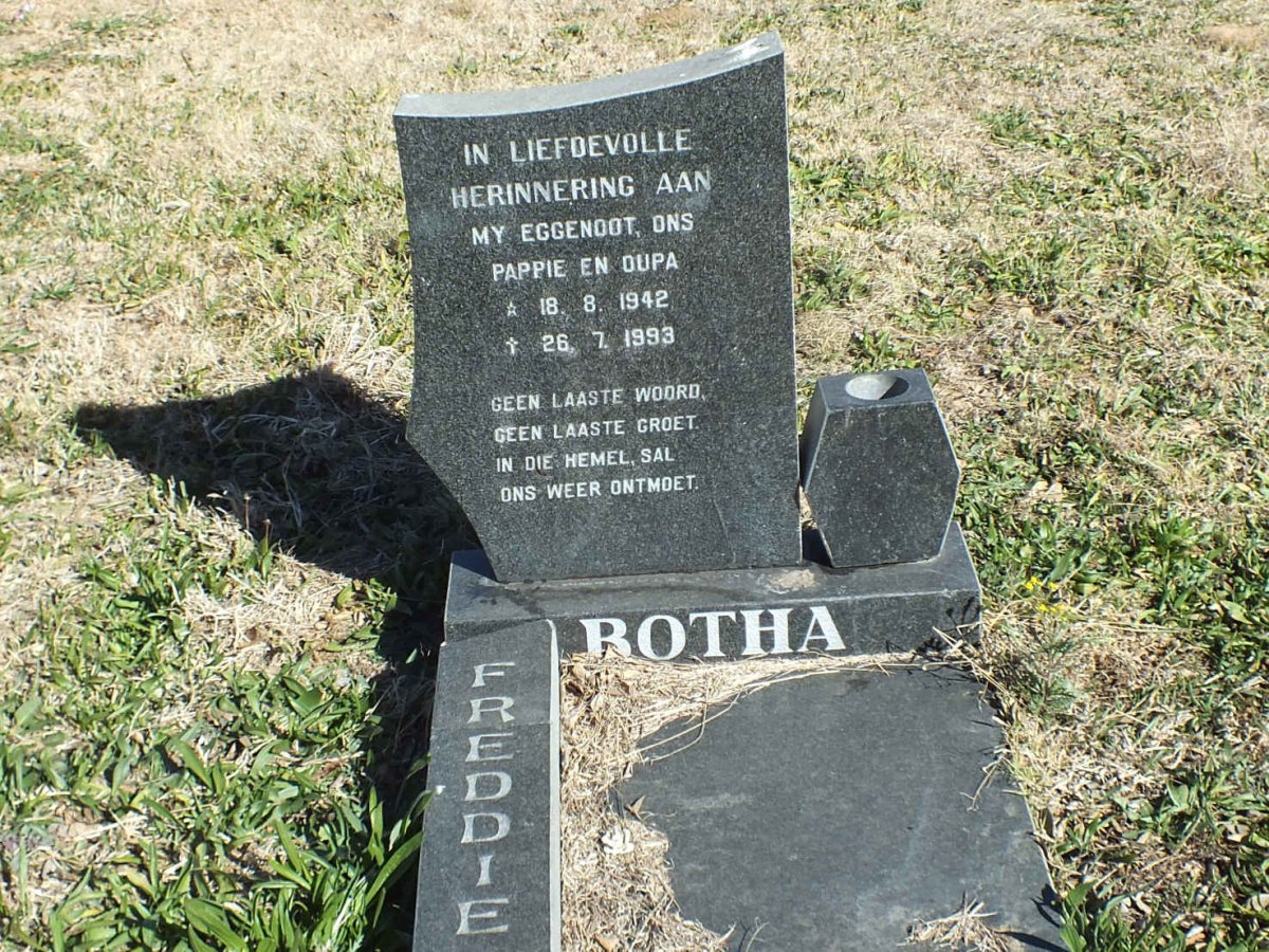 BOTHA Freddie 1942-1993