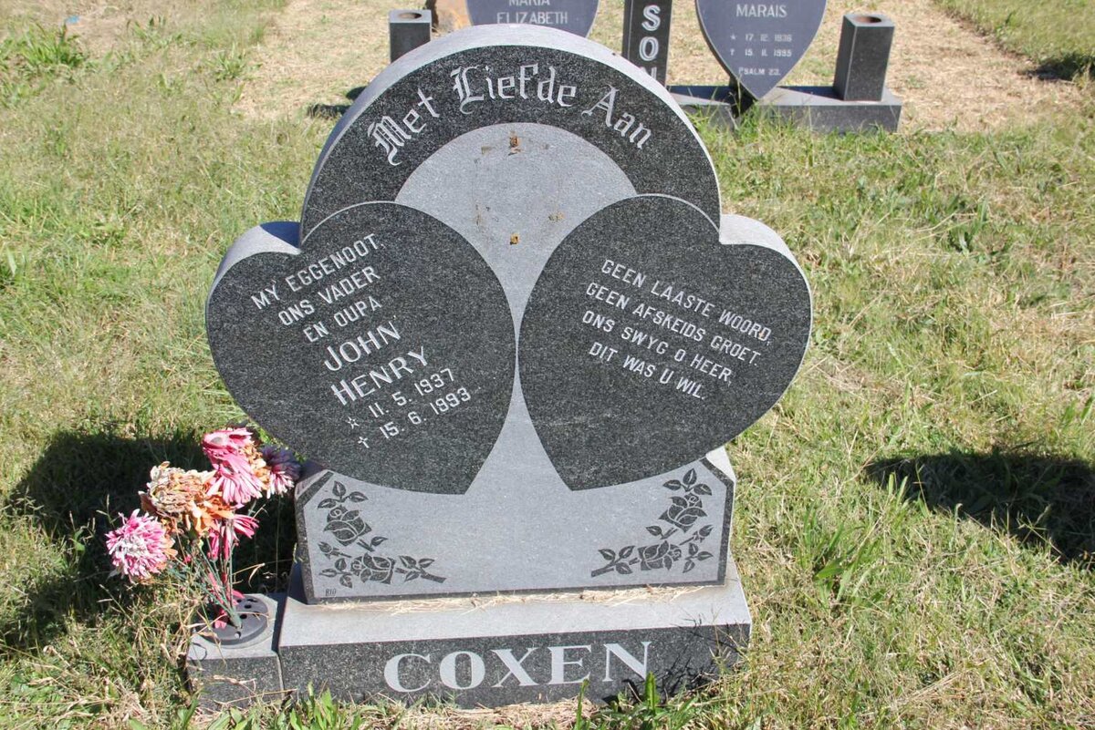 COXEN John Henry 1937-1993