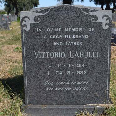 CARULEI Vittorio 1914-1982