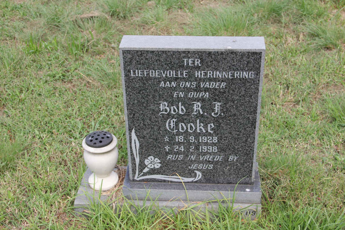 COOKE Bob R.J. 1928-1998