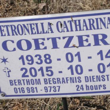 COETZER Petronella Catharina 1938-2015