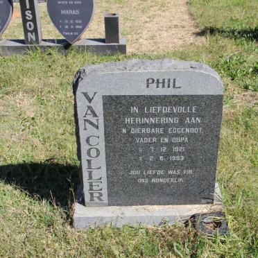 COLLER Phil, van 1921-1993