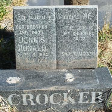 CROCKER Dennis Ronald 1934-1996