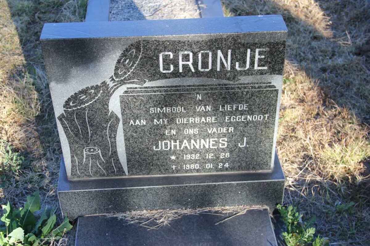 CRONJE Johannes J. 1932-1980