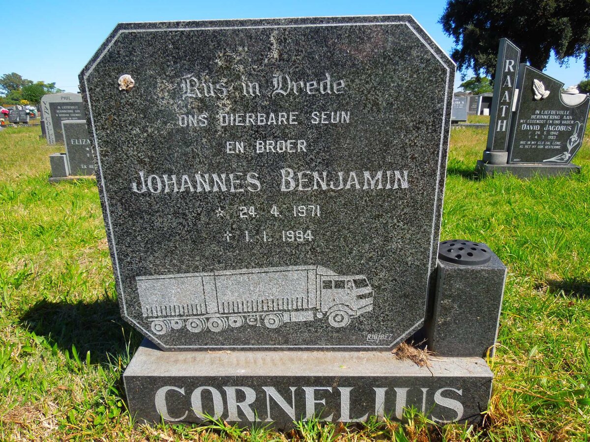 CORNELIUS Johannes Benjamin 1971-1994