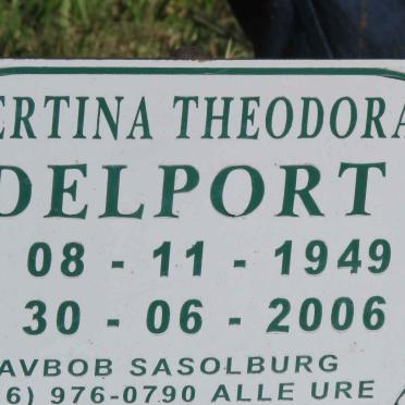 DELPORT Gertina Theodora 1949-2006