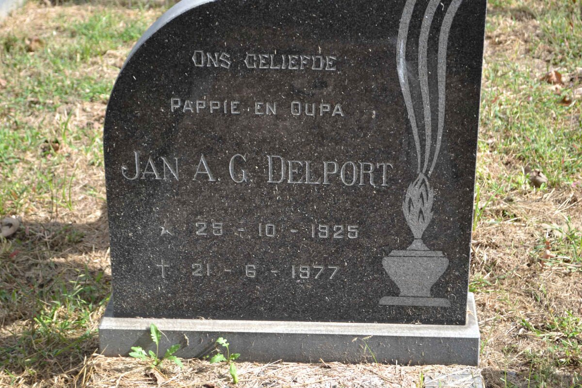 DELPORT Jan A.G. 1925-1977