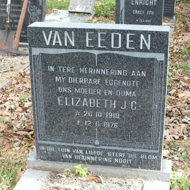 EEDEN Elizabeth J.C., van 1918-1976