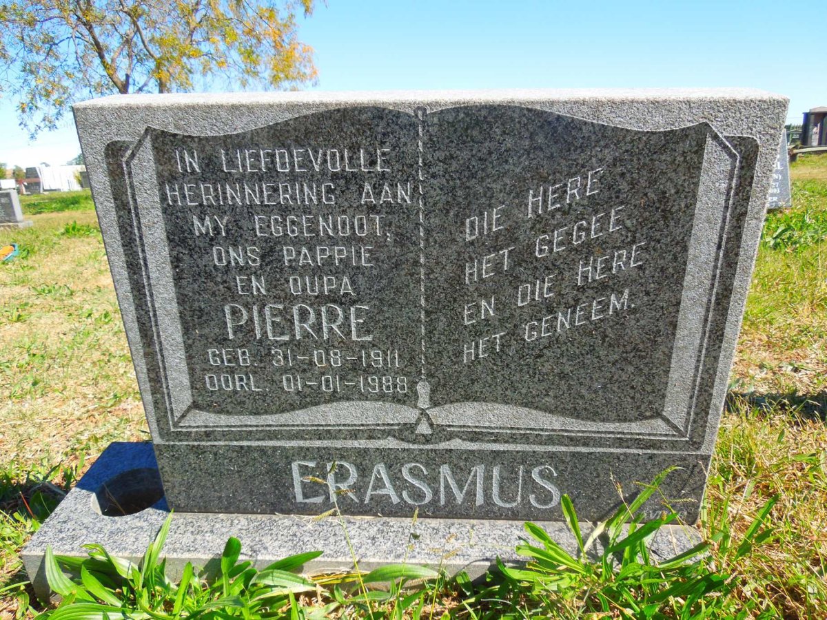 ERASMUS Pierre 1911-1988