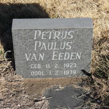 EEDEN Petrus Paulus, van 1923-1979